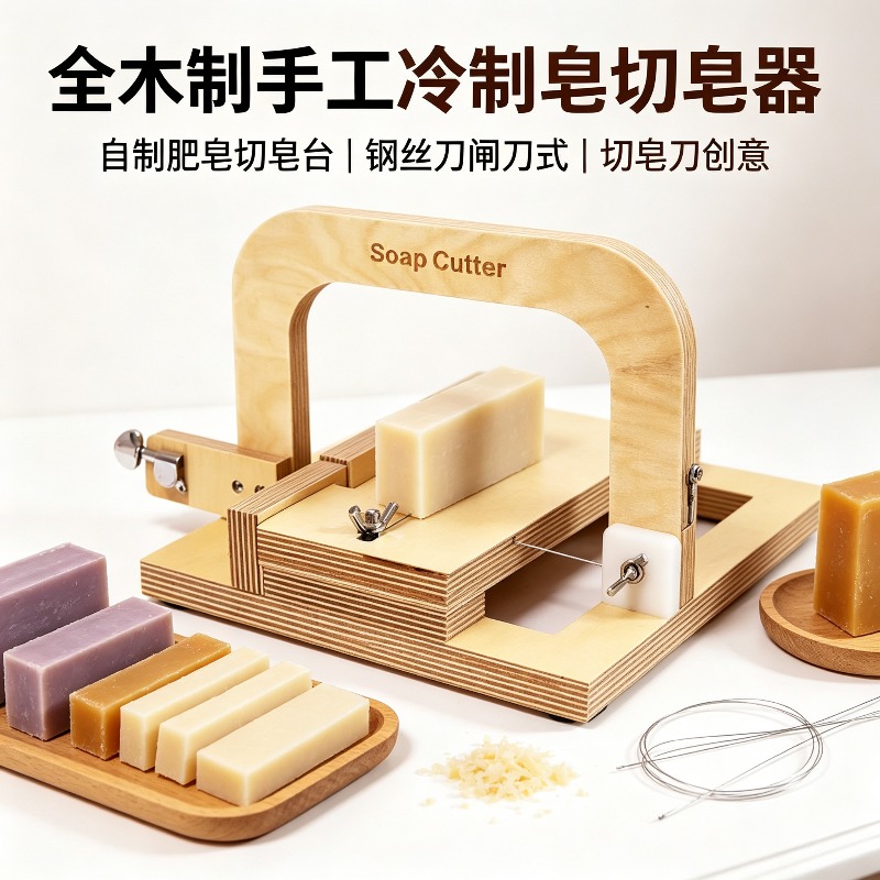 Soap Making Cold Process - Полностью деревянный ручной станок для нарезки