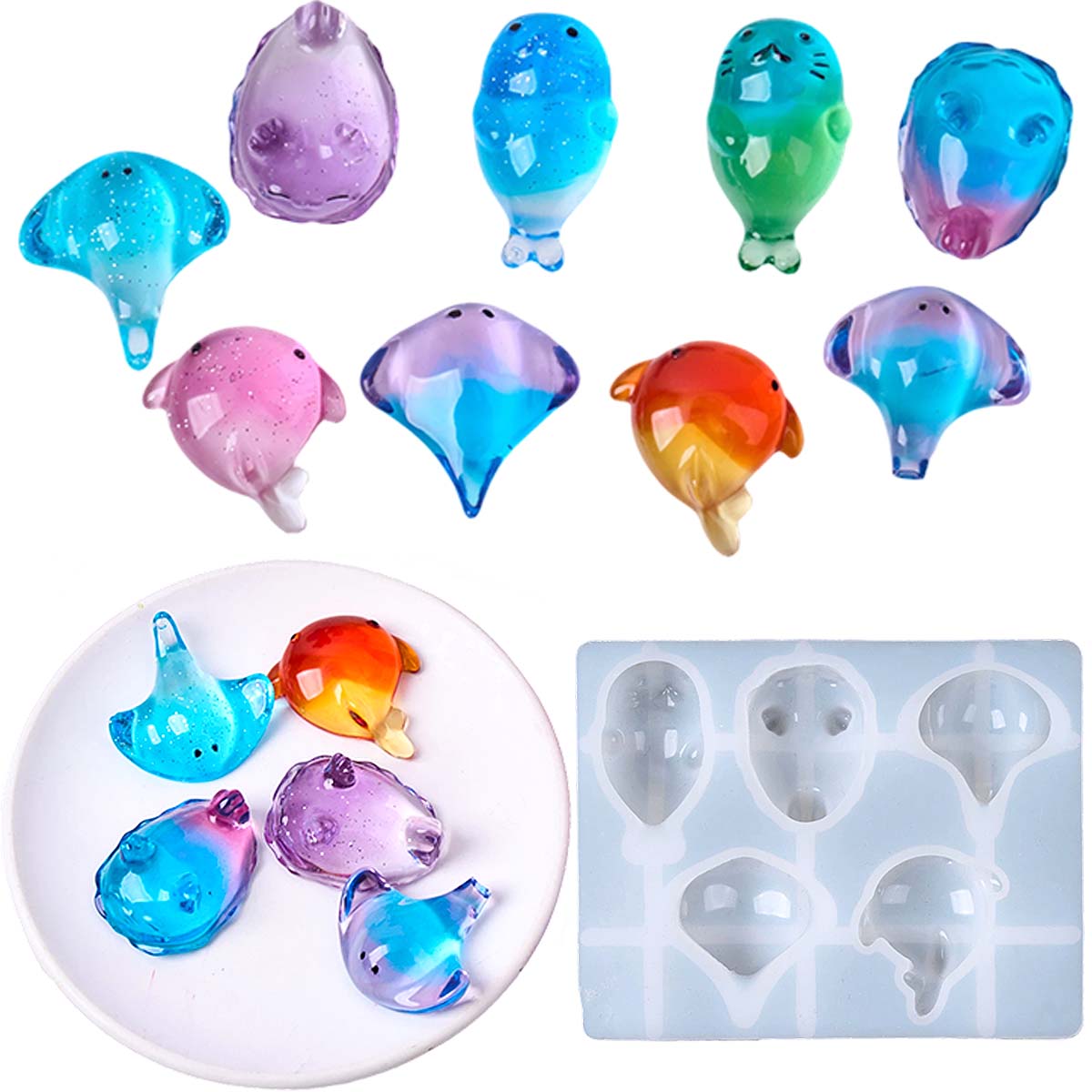 Soap Making Name - 3D-форма из силикона «Манта» в стиле