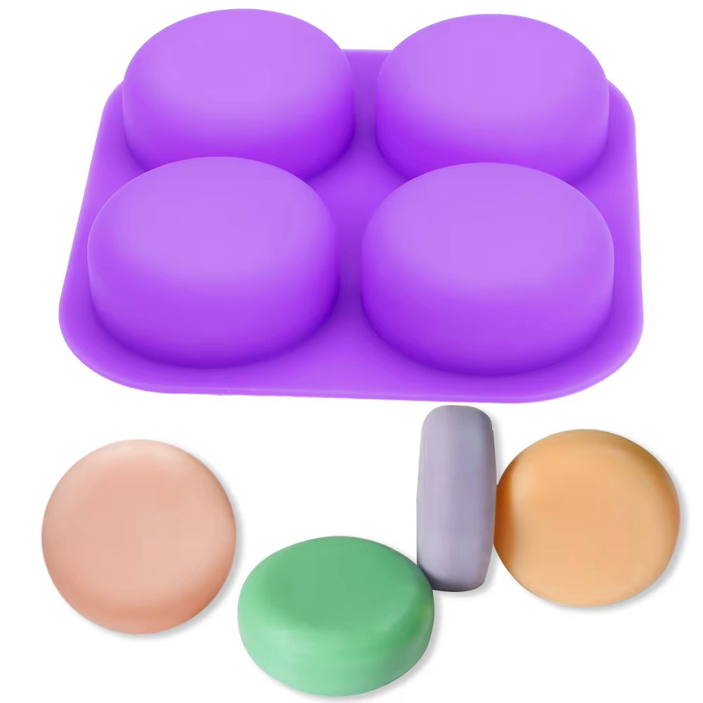 Soap Making Name - 1-2 шт. многоразовые круглые силиконовые формы