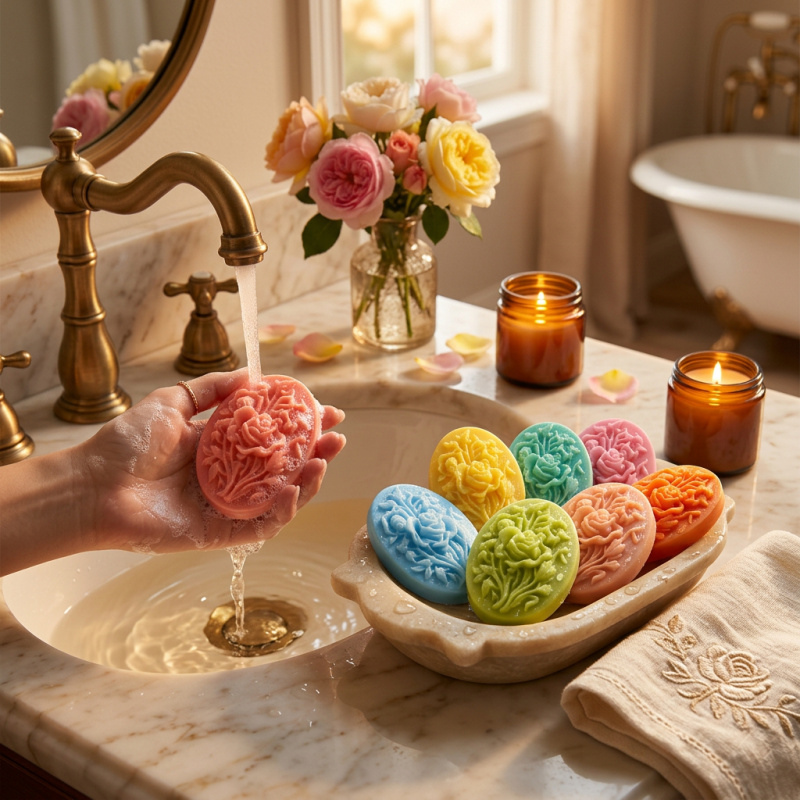 4 силиконовые формы в форме цв – обзор и цена Soap Making Name
